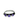 Anillo Plano con Amatistas de Oro Blanco 18K